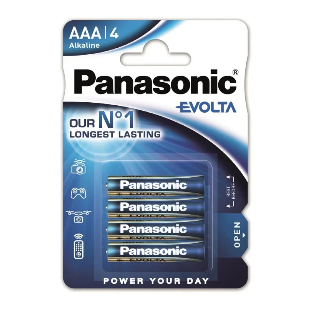 Батарейка Panasonic EVOLTA AAA BLI 4 ALKALINE